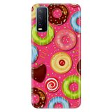 Senada Vivo Y11S Y20 Y20S İle Uyumlu Kılıf Desenli Baskılı Silikon Donut