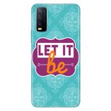 Senada Vivo Y11S Y20 Y20S İle Uyumlu Kılıf Desenli Baskılı Silikon Let İt Be