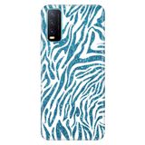 Senada Vivo Y11S Y20 Y20S İle Uyumlu Kılıf Desenli Baskılı Silikon Parıldayan Zebra