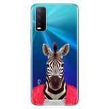 Senada Vivo Y11S Y20 Y20S İle Uyumlu Kılıf Desenli Baskılı Silikon Şirin Zebra