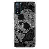 Senada Vivo Y11S Y20 Y20S İle Uyumlu Kılıf Desenli Baskılı Silikon Skuller