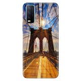 Senada Vivo Y11S Y20 Y20S İle Uyumlu Kılıf Desenli Baskılı Silikon Walking Bridge