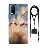 Senada Vivo Y11s Y20 Y20s ile Uyumlu Kılıf Goddess Silikon İpli Boyun Askı Aparatı
