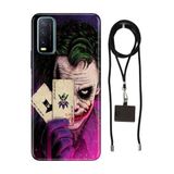 Senada Vivo Y11s Y20 Y20s ile Uyumlu Kılıf JokerRetro Silikon İpli Boyun Askı Aparatı