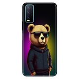 Senada Vivo Y11s Y20 Y20s ile Uyumlu Kılıf Resimli Desenli Silikon Cool Teddy