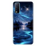 Senada Vivo Y11s Y20 Y20s ile Uyumlu Kılıf Resimli Desenli Silikon Gece Yarısı