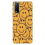 Senada Vivo Y11s Y20 Y20s ile Uyumlu Kılıf Resimli Desenli Silikon Gülen Emoji