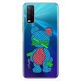 Senada Vivo Y11s Y20 Y20s ile Uyumlu Kılıf Resimli Desenli Silikon Kayıp Ayıcık