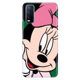 Senada Vivo Y11s Y20 Y20s ile Uyumlu Kılıf Resimli Desenli Silikon Minnie Smile