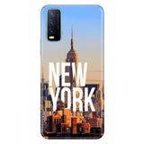 Senada Vivo Y11s Y20 Y20s ile Uyumlu Kılıf Resimli Desenli Silikon New York