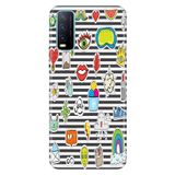 Senada Vivo Y11s Y20 Y20s ile Uyumlu Kılıf Resimli Desenli Silikon Patches