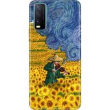 Senada Vivo Y11S Y20 Y20S Kılıf Desenli Baskılı Tpu Rubber Kapak Art Deco - 001-Renkli
