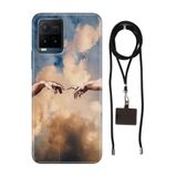 Senada Vivo Y21 - Vivo Y21s ile Uyumlu Kılıf Goddess Silikon İpli Boyun Askı Aparatı Goddess