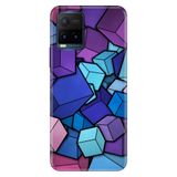 Senada Vivo Y21S İle Uyumlu Kılıf Desenli Baskılı Silikon 4D Küpler