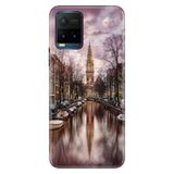 Senada Vivo Y21S İle Uyumlu Kılıf Desenli Baskılı Silikon Amsterdam