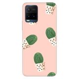Senada Vivo Y21S İle Uyumlu Kılıf Desenli Baskılı Silikon Cactus