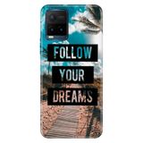 Senada Vivo Y21S İle Uyumlu Kılıf Desenli Baskılı Silikon Follow Your Dreams