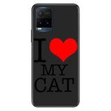 Senada Vivo Y21S İle Uyumlu Kılıf Desenli Baskılı Silikon İlovecat