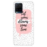 Senada Vivo Y21S İle Uyumlu Kılıf Desenli Baskılı Silikon Let Dream Love