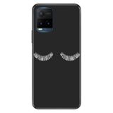 Senada Vivo Y21S İle Uyumlu Kılıf Desenli Baskılı Silikon Masum Kirpik