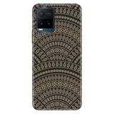 Senada Vivo Y21S İle Uyumlu Kılıf Desenli Baskılı Silikon Mat Mandala