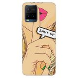 Senada Vivo Y21S İle Uyumlu Kılıf Desenli Baskılı Silikon Shut Up