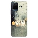 Senada Vivo Y21S İle Uyumlu Kılıf Desenli Baskılı Silikon Yağmurlu Bir Akşam