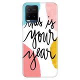 Senada Vivo Y21S İle Uyumlu Kılıf Desenli Baskılı Silikon Your Year