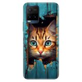 Senada Vivo Y21s ile Uyumlu Kılıf Resimli Desenli Silikon Cat