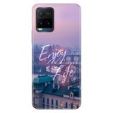 Senada Vivo Y21s ile Uyumlu Kılıf Resimli Desenli Silikon Enjoy Life