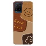Senada Vivo Y21s ile Uyumlu Kılıf Resimli Desenli Silikon Good Luck