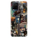 Senada Vivo Y21s ile Uyumlu Kılıf Resimli Desenli Silikon Newyork Retro
