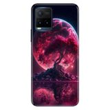 Senada Vivo Y21s ile Uyumlu Kılıf Resimli Desenli Silikon Red World