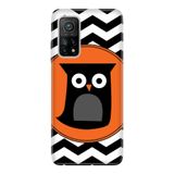 Senada Xiaomi Mi 10T Pro İle Uyumlu Kılıf Desenli Silikon Kapak - Zigzag Baykuş