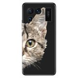 Senada Xiaomi Mi 11 Ultra İle Uyumlu Kılıf Silikon Desenli Resimli Uv Kapak Kedi Prisma