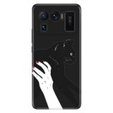 Senada Xiaomi Mi 11 Ultra İle Uyumlu Kılıf Silikon Desenli Resimli Uv Kapak Sanat Kedi