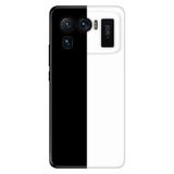 Senada Xiaomi Mi 11 Ultra İle Uyumlu Kılıf Silikon Desenli Resimli Uv Kapak Siyah Beyaz Feda