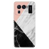 Senada Xiaomi Mi 11 Ultra İle Uyumlu Kılıf Silikon Desenli Resimli Uv Kapak Siyah Pembe Beyaz Mermer