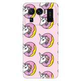 Senada Xiaomi Mi 11 Ultra İle Uyumlu Kılıf Silikon Desenli Resimli Uv Kapak Unicorn Donut
