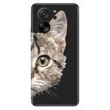 Senada Xiaomi Mi 13T - Mi 13T Pro İle Uyumlu Kılıf Silikon Desenli Resimli Kapak Kedi Prizma