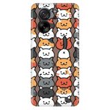 Senada Xiaomi Mi 13T - Mi 13T Pro İle Uyumlu Kılıf Silikon Desenli Resimli Kapak Nankör Kedi