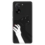 Senada Xiaomi Mi 13T - Mi 13T Pro İle Uyumlu Kılıf Silikon Desenli Tam Koruma Resimli Kapak Sanat Kedi