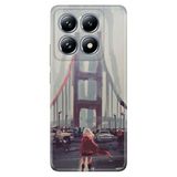 Senada Xiaomi Mi 14T Pro İle Uyumlu Kılıf Desenli Silikon Kırmızılı Kadın