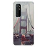 Senada Xiaomi Mi Note 10 Lite İle Uyumlu Kılıf Desenli Baskılı Silikon Kırmızılı Kadın