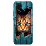 Senada Xiaomi Poco C40 / Redmi 10C ile Uyumlu Kılıf Resimli Desenli Silikon Cat