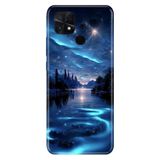 Senada Xiaomi Poco C40 / Redmi 10C ile Uyumlu Kılıf Resimli Desenli Silikon Gece Yarısı