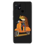 Senada Xiaomi Poco C40 / Redmi 10C ile Uyumlu Kılıf Resimli Desenli Silikon Gezgin Kurbağa