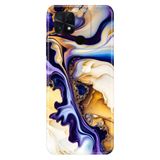 Senada Xiaomi Poco C40 / Redmi 10C ile Uyumlu Kılıf Resimli Desenli Silikon Lounge Mermer