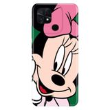 Senada Xiaomi Poco C40 / Redmi 10C ile Uyumlu Kılıf Resimli Desenli Silikon Minnie Smile