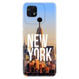Senada Xiaomi Poco C40 / Redmi 10C ile Uyumlu Kılıf Resimli Desenli Silikon New York
